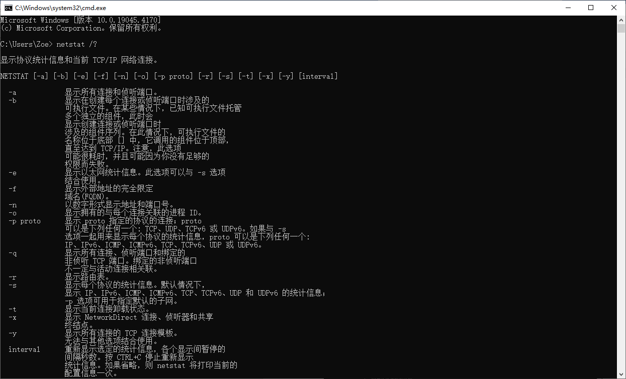 美國服務器Windows系統(tǒng)的Netstat命令